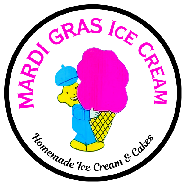 Mardi Gras Homemade Ice Cream & Cake