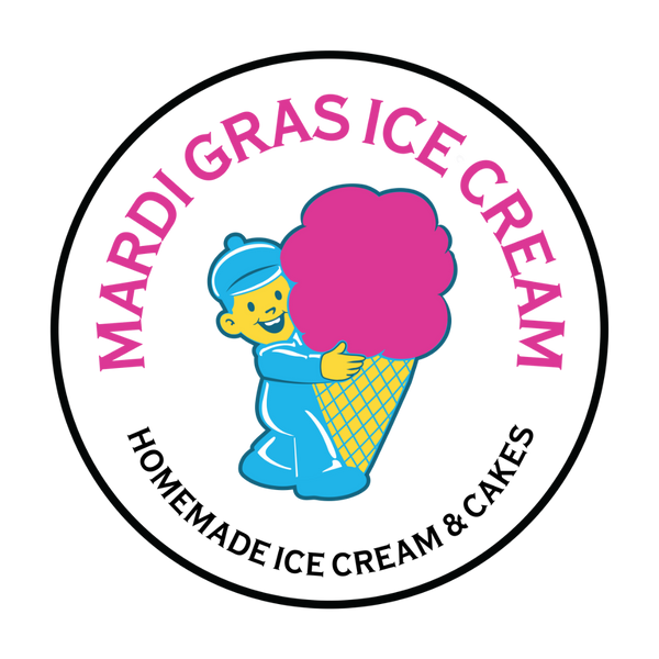 Mardi Gras Homemade Ice Cream & Cake